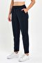 Grey-dark blue 2-Piece Women's Navy Blue Classic Pocket Sweatpants - 5