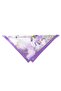 Lilac Iris Patterned Bandana Scarf - 6