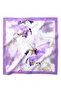 Lilac Iris Patterned Bandana Scarf