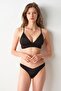 Crush Cross Back Triangle Bikini Top Black 239100 - 3