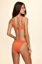 Maggie Underwire Long Triangle Bikini Single Top Peach 229111 - 2