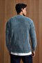 Men's Relaxed Fit Washable Knitted Sweater 100% Cotton Gray - 4