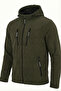 Tactical Army Men's Khaki Fleece Hooded Jacket