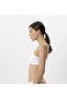 Women's White 6115 Cotton Coverless Nursing Bra - 4