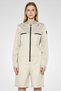 Women Sportswear Fit Long Sleeve Outdoor Playsuits, Beige - 2