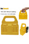 حامل بطارية 1 قطعة رف تخزين لبطارية Dewalt 18 فولت 20 فولت ليثيوم أيون DCB203 DCB205، بطارية مثبتة على الحائط... - 8