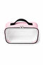 Mayki̇s Transparent Makeup Bag Large Capacity Cosmetic Bag with Carrying Handle 24X17X7 cm - 2