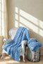 Serenita Hair Knitted Knitwear Tv Blanket Throw Sofa Shawl - 2
