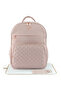 Quilted Diaper Backpack w/ Changing Mat - Pink