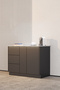 A modern coffee corner in black, suitable for small spaces. - 2