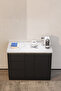 A modern coffee corner in black, suitable for small spaces. - 4