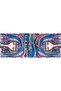"Blue Water" Patterned Scarf - 3