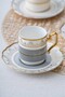 Eloise 6-Person Porcelain Coffee Cup Set 5907 - 4