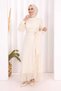 Lace Look Chiffon Ruffle Detail Dress 3783 Jewel