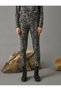Pantaloni subțiri cu model leopard - 3