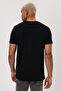 Twingo Men's 100% Cotton O-Neck Pique T-Shirt Black - 4