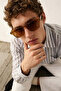 Gemerenk Brown Black Unisex 2025 Year New Season Sunglasses - 6