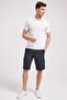 Pool Men's 100% Cotton Printed Polo Collar T-Shirt White