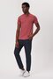 Twins Men's 100% Cotton Polo Neck T-Shirt Dusty Rose