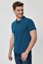 Twins Men's 100% Cotton Polo Collar T-Shirt Petrol - 3