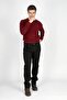 Harry nd 1 men's straight regular fit regular waist woven trousers straight leg black