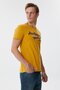 Hardy Men's 100% Cotton Crew Neck T-Shirt Mustard - 3