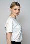 Karen Women's 100% Cotton O-Neck T-Shirt White - 4