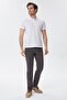 Harry Men's Straight Regular Cut Normal Waist Woven Trousers Straight Leg Brown