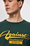 Against Men's 100% Cotton O-Neck T-Shirt Green - 5