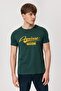 Against Men's 100% Cotton O-Neck T-Shirt Green - 3
