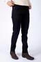 Jagger Men's Slim Straight Slim Fit Regular Waist Woven Trousers Straight Leg Black - 2