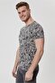 Drake men's crew neck t-shirt anthracite - 3
