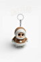 Iglu Women's Eskimo Keychain, Bag Charm and Accessory, Gift for Lover Movable Toy - 2