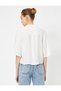 Women's Silver Striped Shirt 0YAK68188CW - 4