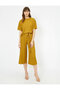 Fabric Detailed Tied Trousers