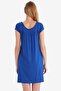 Crescent and Star 59333 Cobalt Blue Combed Cotton Dress - 3