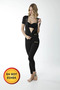 Sauna Thermal Tights and Half Sleeve Zippered Top 2-Piece Lower Top Set Workout Tracksuit - 7