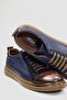 Men's 100% Genuine Leather Shoes Rubber Sole Lace-Up Shoes - 6