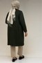 38501 Plus Size Basic Combed Cotton Tunic - Khaki - 5
