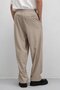 Baggy Fit Fabric Trousers Stone - 6