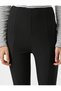 High Waist Leggings with Slit Legs - 5