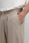 Baggy Fit Fabric Trousers Stone - 7