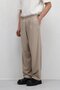 Baggy Fit Fabric Trousers Stone - 5
