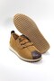 Men's 100% Genuine Leather Lace-Up Orthopedic Sole Shoes - 4