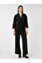 Lurex Palazzo Trousers with Pockets - 2