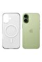 iPhone 17 White Magnetic Slim Shockproof Camera Protector Phone Case For iPhone 17...