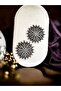 Zircon Stone Sea Urchin Earrings