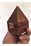 Pyramid Shaped Incense Burner Brown - 2