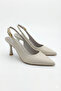 Women's Pointed Toe Thin Heeled D Leather-Look Colorful Ankle Strap Shoes