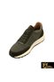 Men's Khaki Genuine Leather Knitwear Shoes 342502321-1 - 4